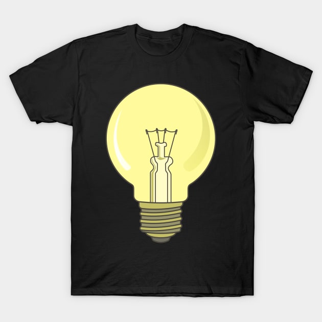 Light Bulb T-Shirt by sifis